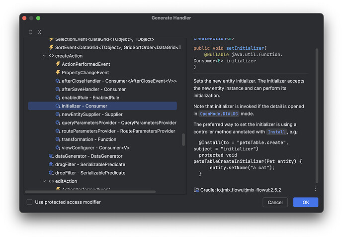 Customising genericFilter - Support - Jmix