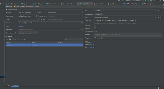 Replace Entity not found in JMIX Studio. Version problem? - Support - Jmix