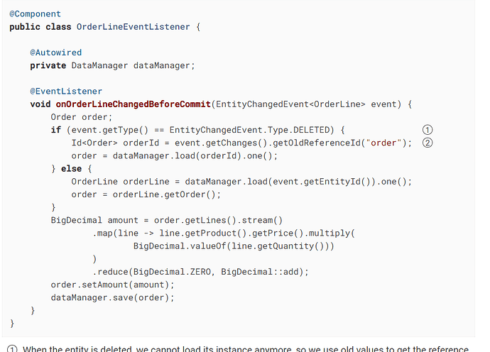 Entity Events Before Commit - Support - Jmix