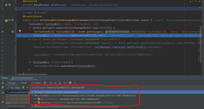 Entity Events Before Commit - Support - Jmix