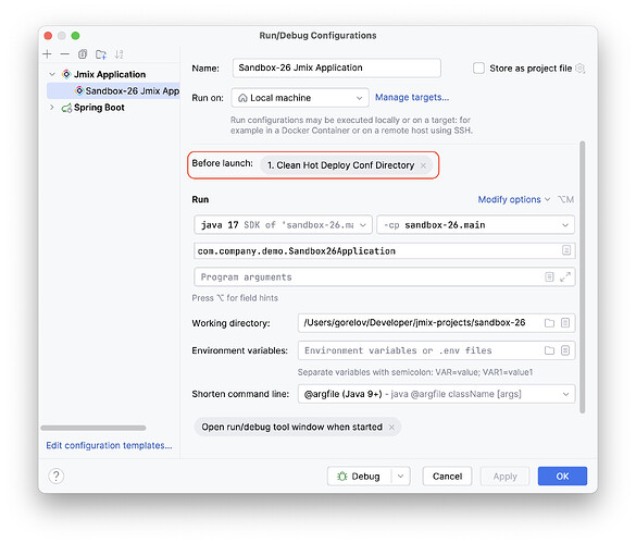 Error while running an application - Support - Jmix