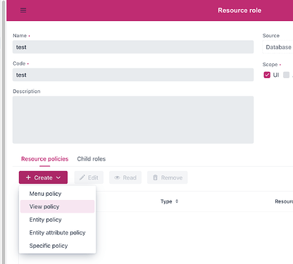 View Policy creation error - Support - Jmix