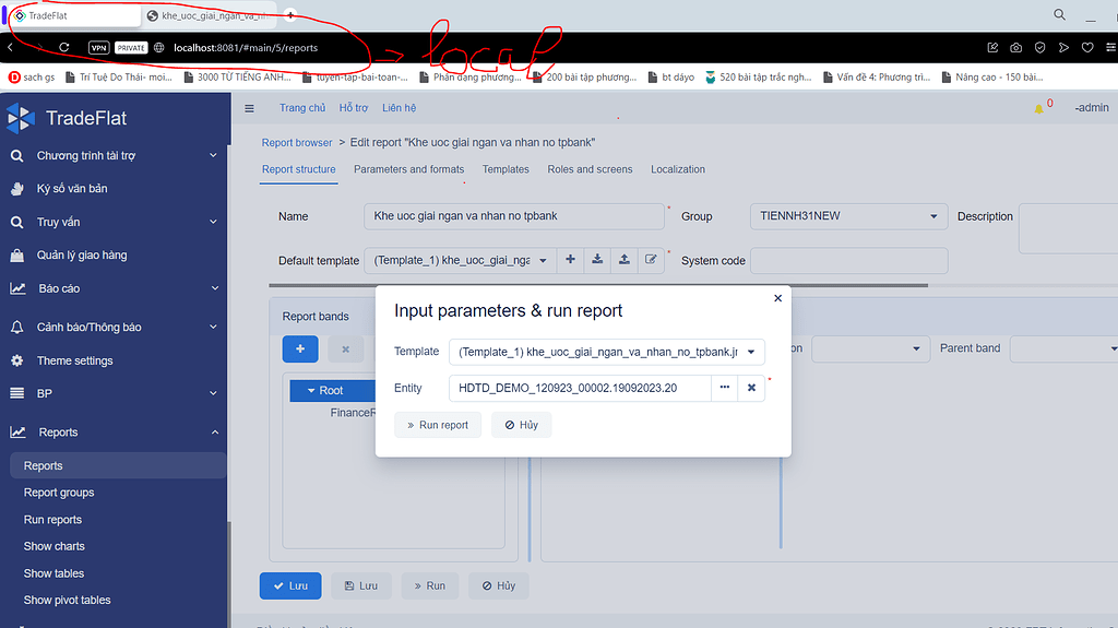 Get error when generate report in product eviroment - Support - Jmix